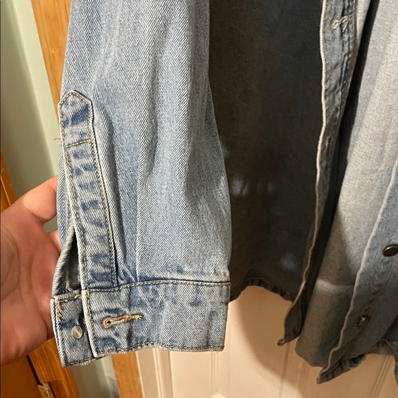 Denim Button-Up Jacket - Picture 4 of 10